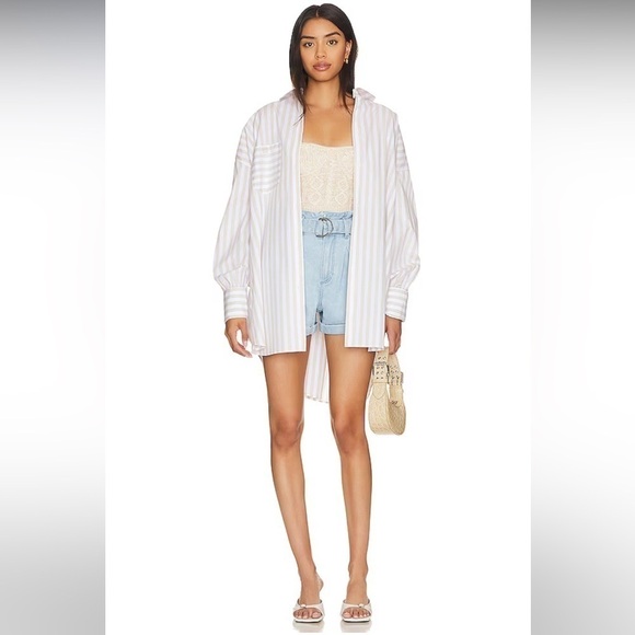 PAIGE Pleated Carly Short w/Detachable Belt in Kokomo Women's Size 31 NWT! - Picture 2 of 13